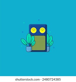 Ilustración vectorial de sonido activo, icono de sonido
