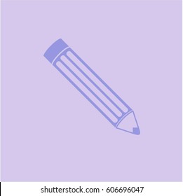 Vector Illustration of Actual with pencil strokes in blue color
