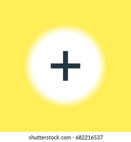 Vector Illustration Of Add Icon. Beautiful Member Element Also Can Be Used As Plus Element.