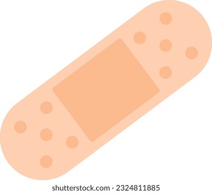 Vektorgrafik von Klebestreifen. Verband für Erste Hilfe.