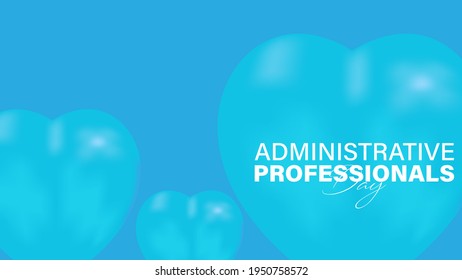 Vector Illustration of Administrative Professionals Day, Secretary Day holiday, celebration, card, poster, logo