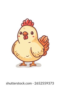 ilustração vetorial de um desenho animado adorável para crianças pequenas