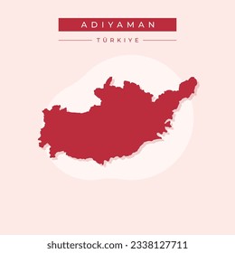 Vector illustration vector of Adyaman map Turkey