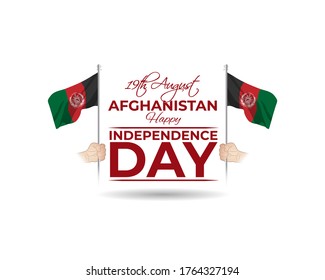 Vector illustration for Afghanistan  Independence Day -19 august 