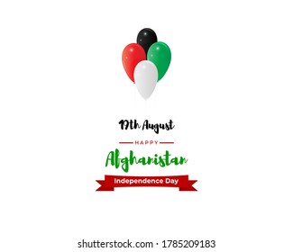 Vector illustration for Afghanistan  Independence Day -19 august 