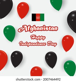 vector illustration for Afghanistan independence day 