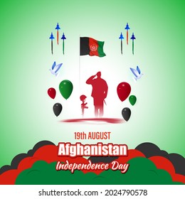 vector illustration for Afghanistan independence day 