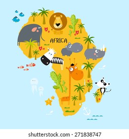 Vector illustration of "Africa"