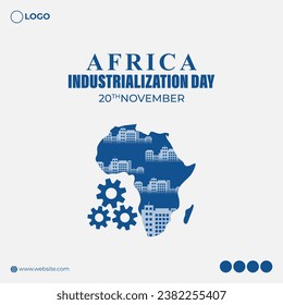 Vector illustration for Africa Industrialization Day