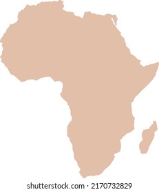 Vector Illustration of Africa map