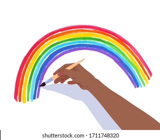 手書き 虹 の画像 写真素材 ベクター画像 Shutterstock