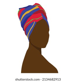 Vector illustration of african traditional head tie