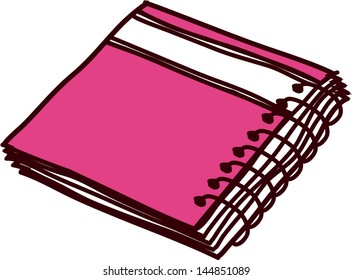 Ilustración vectorial de una agenda