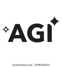 Vector illustration of AGI “sparkle” icon.