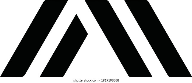 Vector illustration of AH logo template