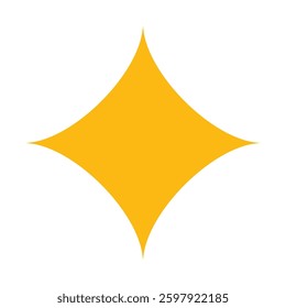 Vector illustration of AI “sparkle” icon.