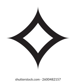 Vector illustration of AI “sparkle” icon.