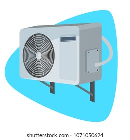 Vector illustration of air conditioner
