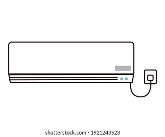 Vektorgrafik der Klimaanlage.
