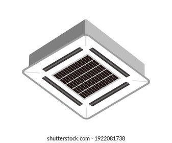 Vektorgrafik der Klimaanlage.