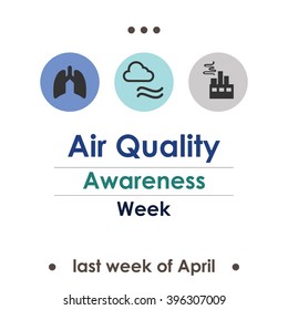 Vector Illustration / Air Quality Awareness Week