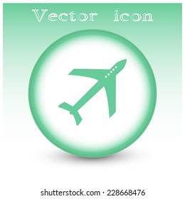 Vector illustration of an airplane 