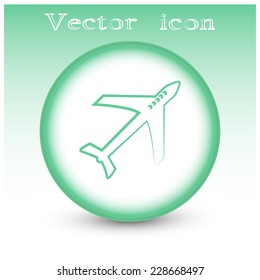 Vector illustration of an airplane 