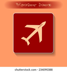 Vector illustration of an airplane 