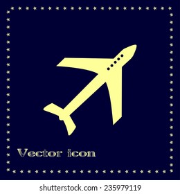 Vector illustration of an airplane 