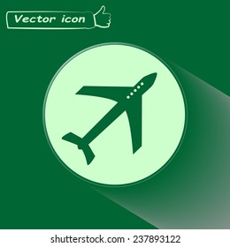 Vector illustration of an airplane 