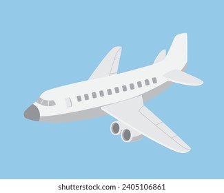 Vector illustration of an airplane