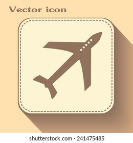 Vector illustration of an airplane 