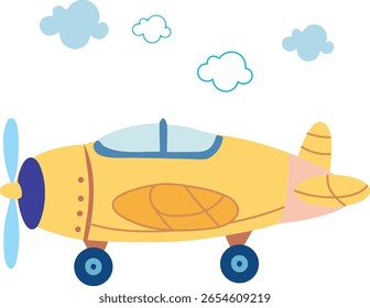 vector illustration of a airplane