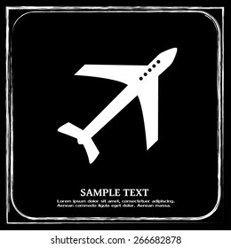 Vector illustration of an airplane 