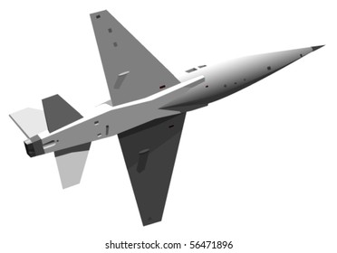 Vector illustration of airplane