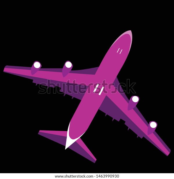 Vector Illustration Airplane Eps 10 Stock Vector Royalty Free