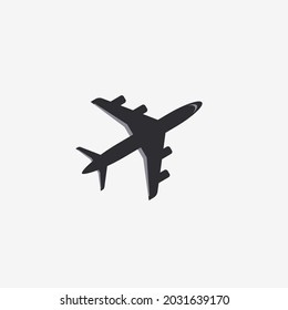 Vector illustration of airplane icon