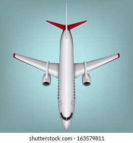 Vector illustration of airplanes