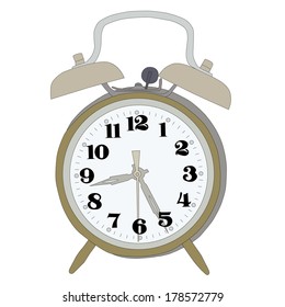 Vector illustration of alarm clock