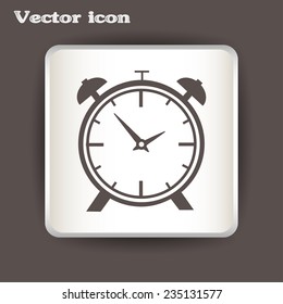 Vector illustration of an alarm clock 
