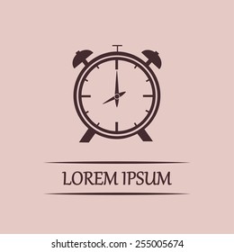 Vector illustration of an alarm clock 