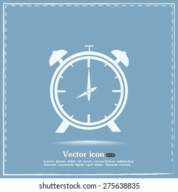 Vector illustration of an alarm clock 