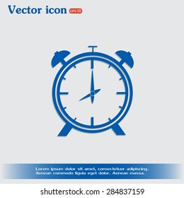 Vector illustration of an alarm clock 