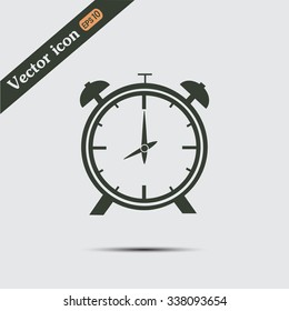 Vector illustration of an alarm clock 