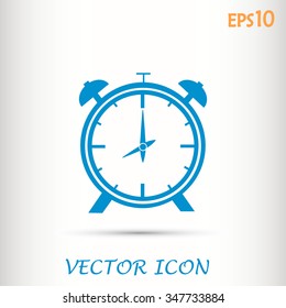 Vector illustration of an alarm clock 
