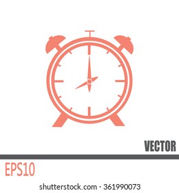 Vector illustration of an alarm clock 