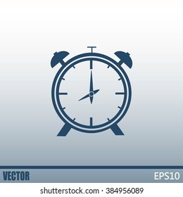 Vector illustration of an alarm clock 