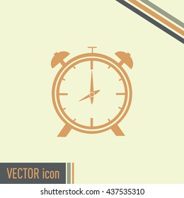 Vector illustration of an alarm clock 