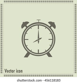 Vector illustration of an alarm clock 