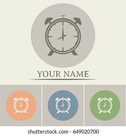 Vector illustration of an alarm clock 